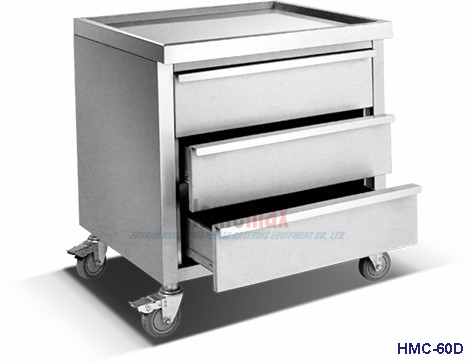 HMC-70D mobile cabinet with 3 drawers