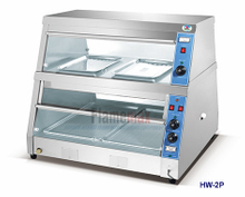 HW-2P Food Display Warmer Showcase (2-layer 2-pan)