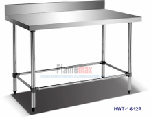 HWT-1-812P Working Table with splashback