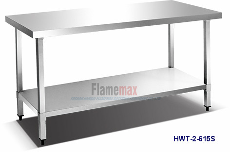 HWT-2-615S Kitchen Working Table/Workbench (square tubes)