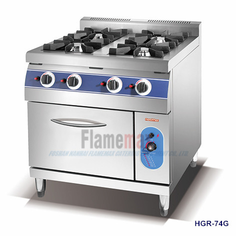 HGR-74G 4 Burners Gas Range with Gas Oven