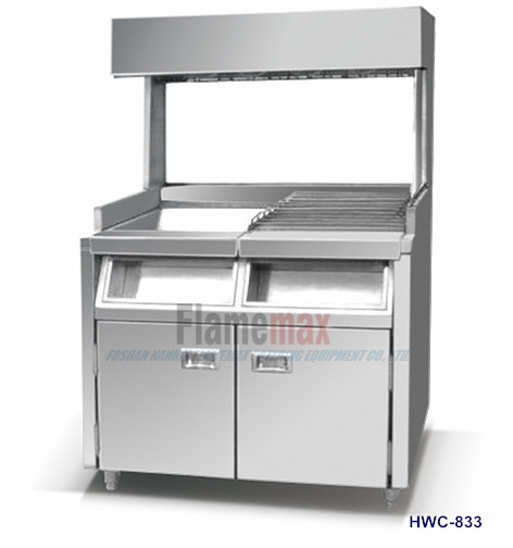 HWC-833 Pedestal fries display warmer