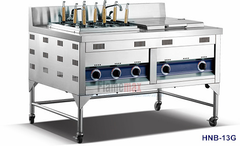 HNB-13G Gas Noodle Cooker with Bain Marie