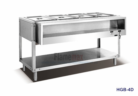 HGB-6D Detachable 6-Pan Bain Marie with Cabinet