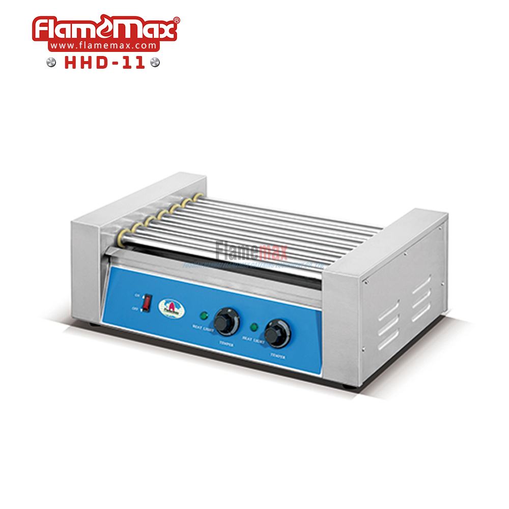HHD-11 11-roller hot dog grill